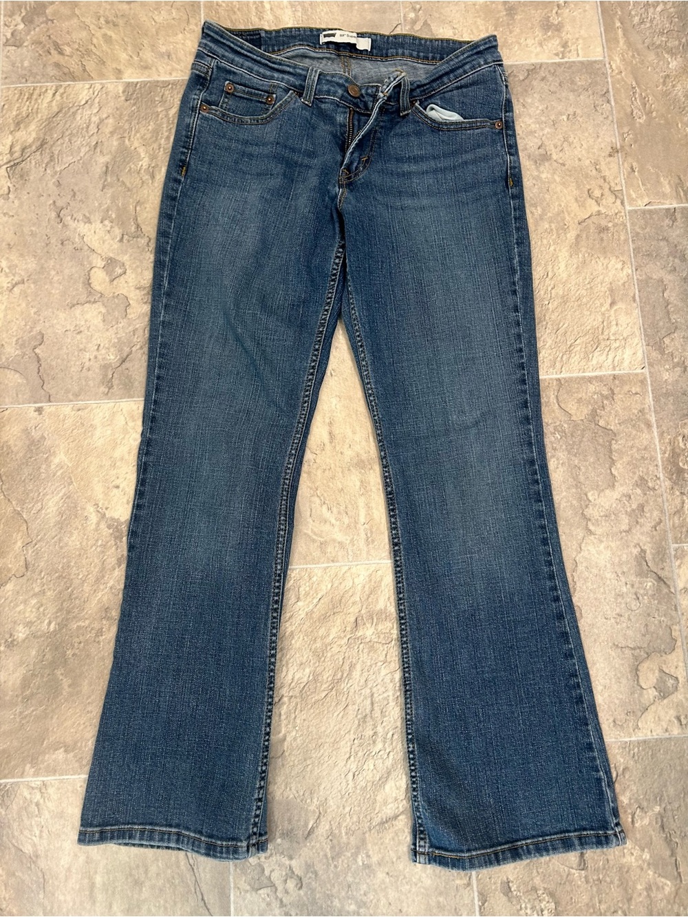 Levi's Women's Medium Blue Flare Jeans